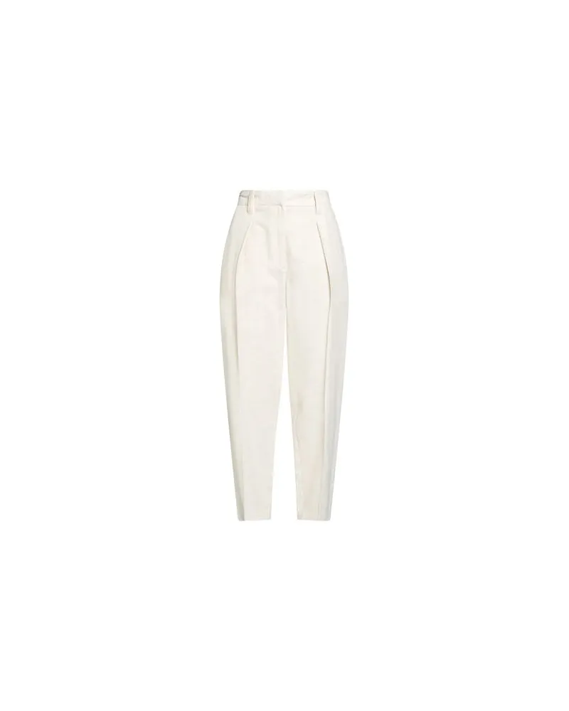 Brunello Cucinelli HOSEN & RÖCKE - Hosenauf YOOX.COM Elfenbein