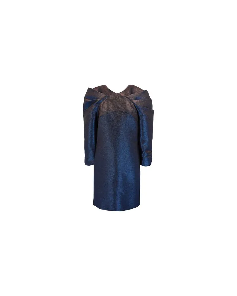 Karl Lagerfeld IRIDISCENT DRESS   - KLEIDER - Mini-Kleiderauf YOOX.COM Blau