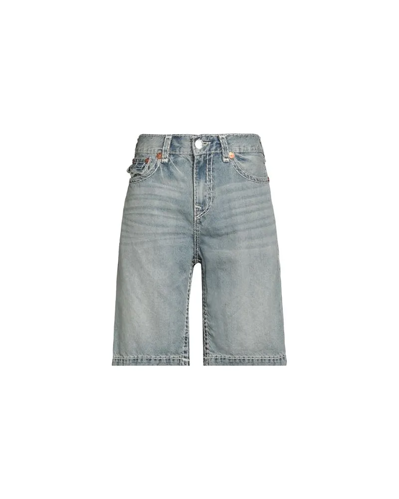 True Religion HOSEN & RÖCKE - Jeansshortsauf YOOX.COM Blau