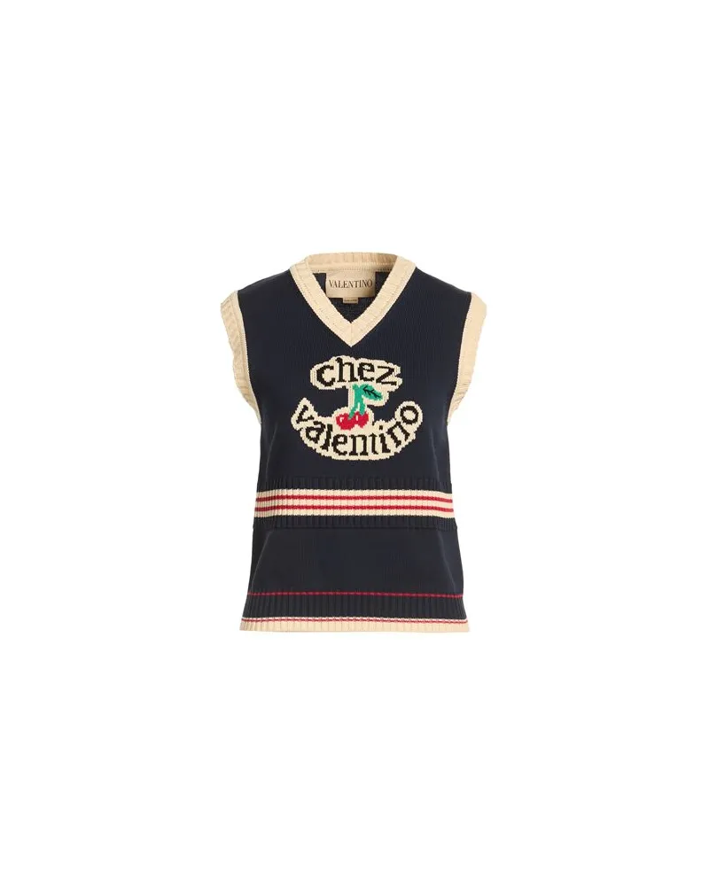 Valentino Garavani STRICKWAREN - Pulloverauf YOOX.COM Marineblau
