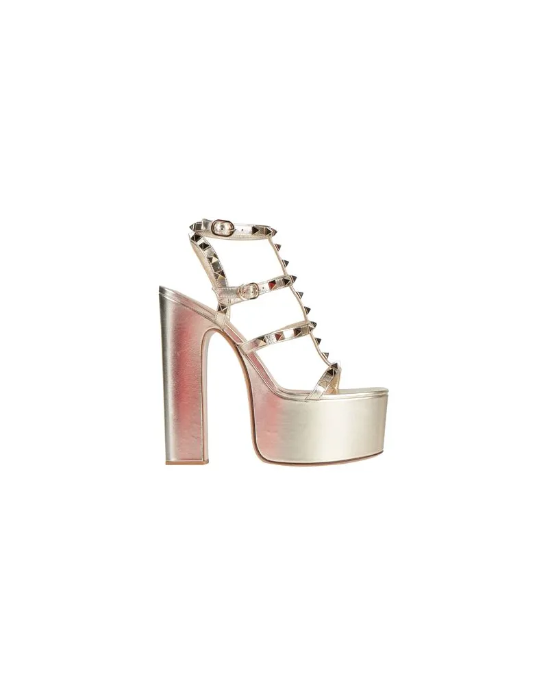Valentino Garavani SCHUHE - Sandalenauf YOOX.COM Platin