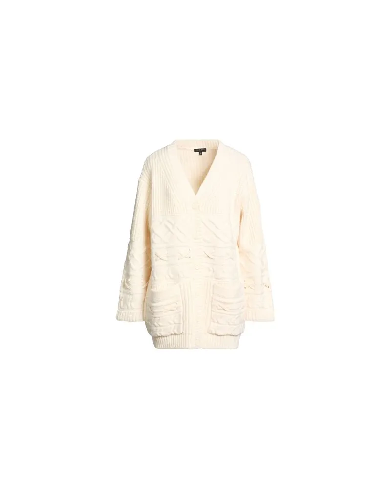 Rag & Bone STRICKWAREN - Strickjackenauf YOOX.COM Elfenbein