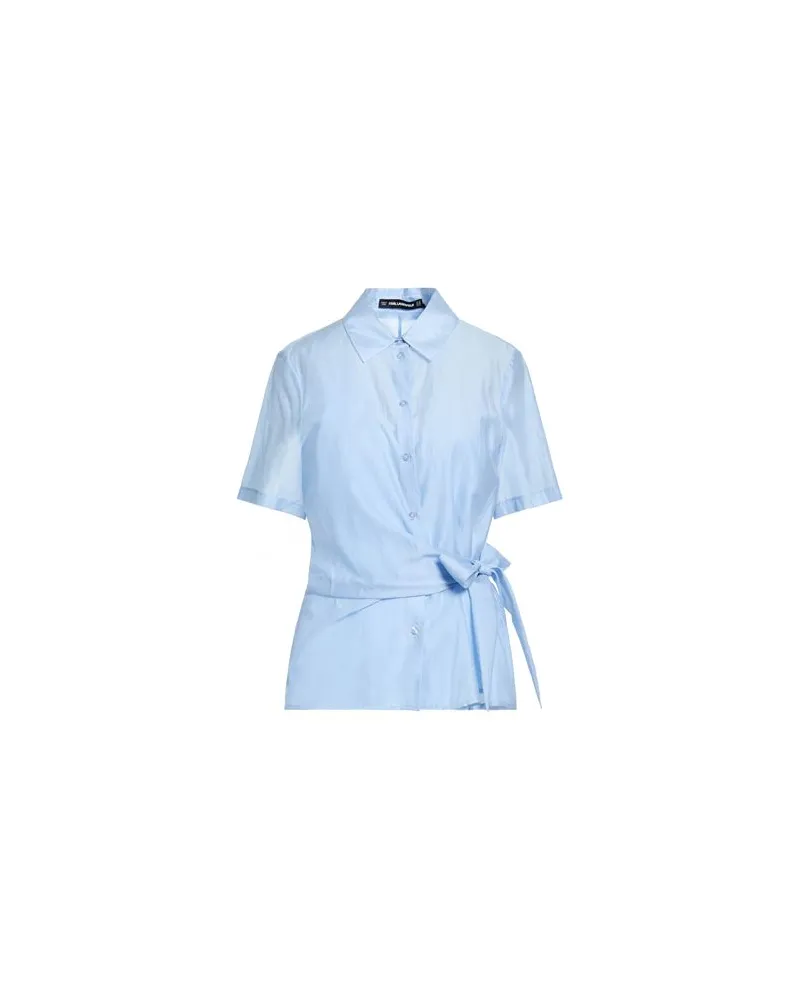 Karl Lagerfeld TOPS - Hemdenauf YOOX.COM Hellblau
