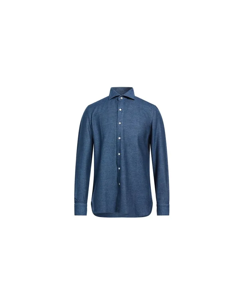 Luigi Borrelli TOPS - Hemdenauf YOOX.COM Blau