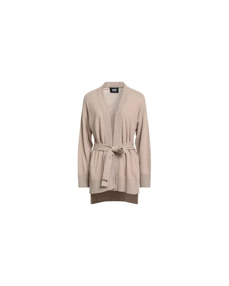 Alberta Ferretti STRICKWAREN - Strickjackenauf YOOX.COM Beige