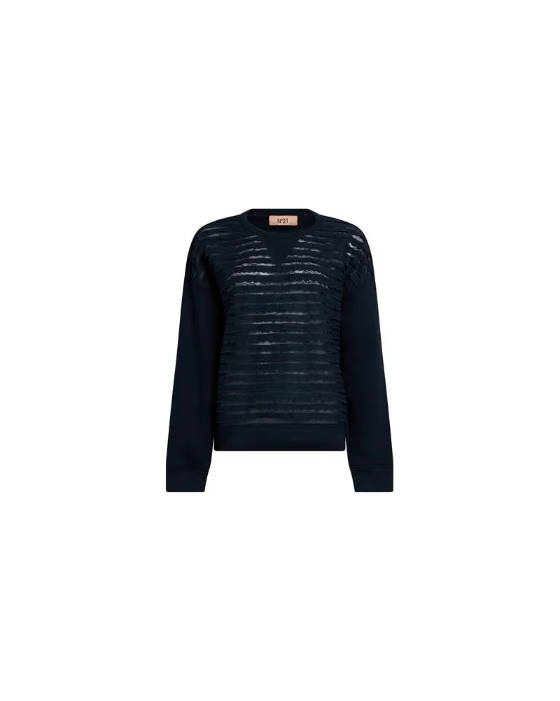N° 21 TOPS - Sweatshirtsauf YOOX.COM Marineblau
