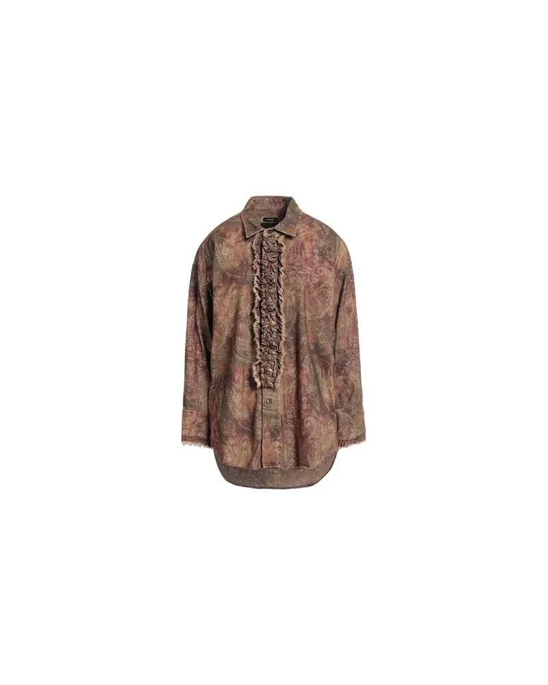 R13 TOPS - Hemdenauf YOOX.COM Braun