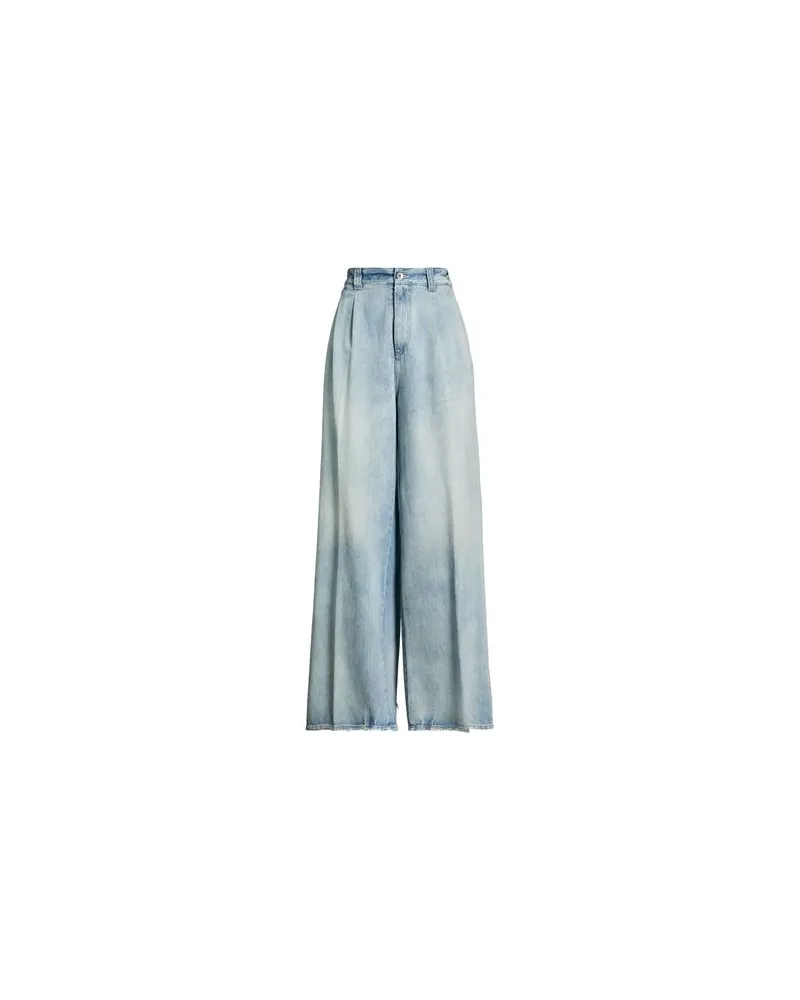 Maison Margiela HOSEN & RÖCKE - Jeanshosenauf YOOX.COM Blau