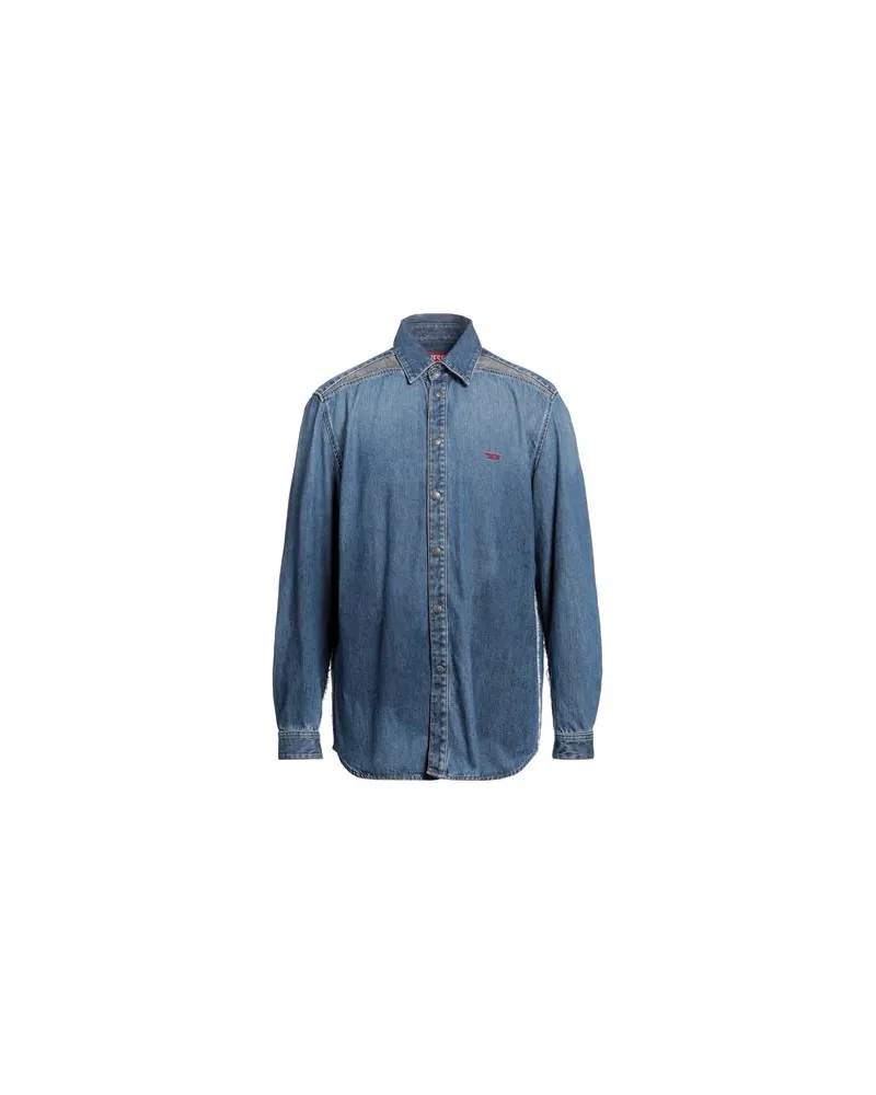 Diesel TOPS - Jeanshemdenauf YOOX.COM Blau