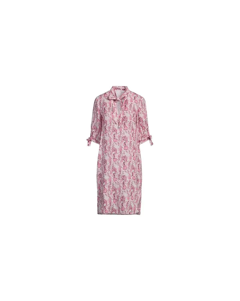 120% Lino KLEIDER - Midi-Kleiderauf YOOX.COM Fuchsia