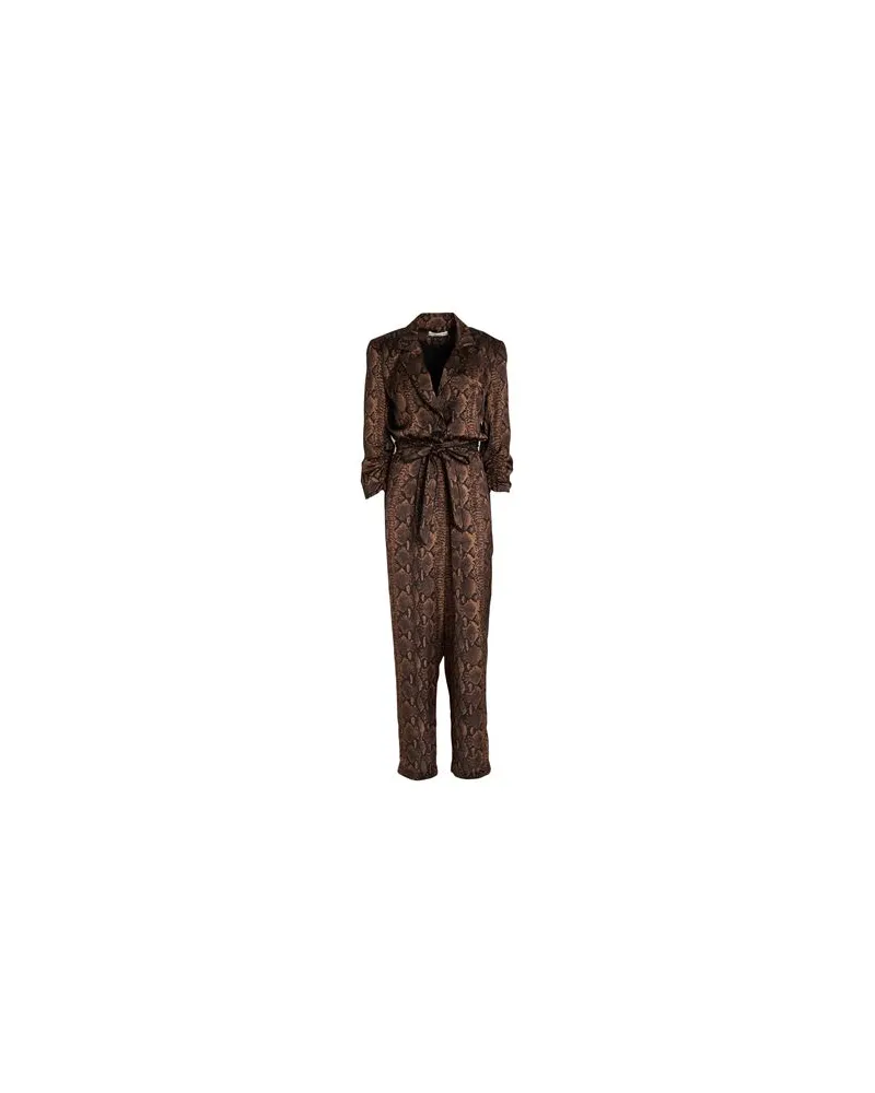 Alice + Olivia OVERALLS - Jumpsuitsauf YOOX.COM Braun