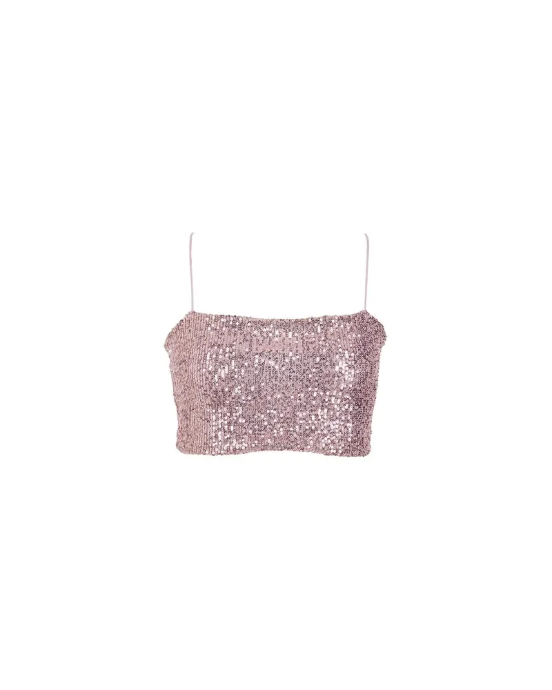 8 by Yoox SEQUIN CROP TOP  - TOPS - Topsauf YOOX.COM Lila
