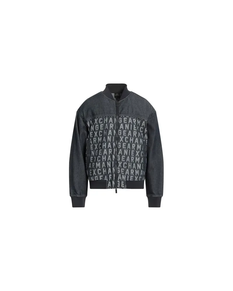Armani Exchange JACKEN & MÄNTEL - Jeansjacken/Mäntelauf YOOX.COM Blau