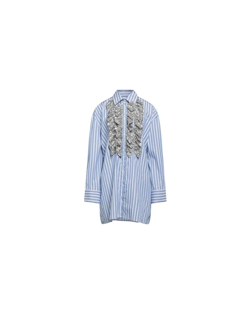 MSGM TOPS - Hemdenauf YOOX.COM Azurblau