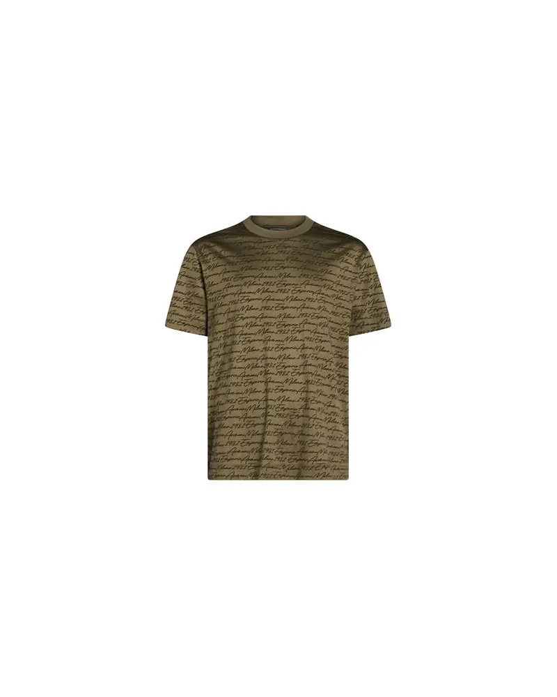 Emporio Armani TOPS - T-shirtsauf YOOX.COM Militärgrün