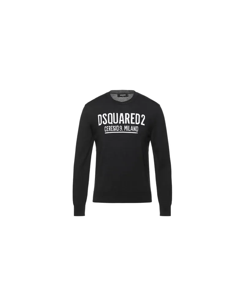 Dsquared2 STRICKWAREN - Pulloverauf YOOX.COM Schwarz