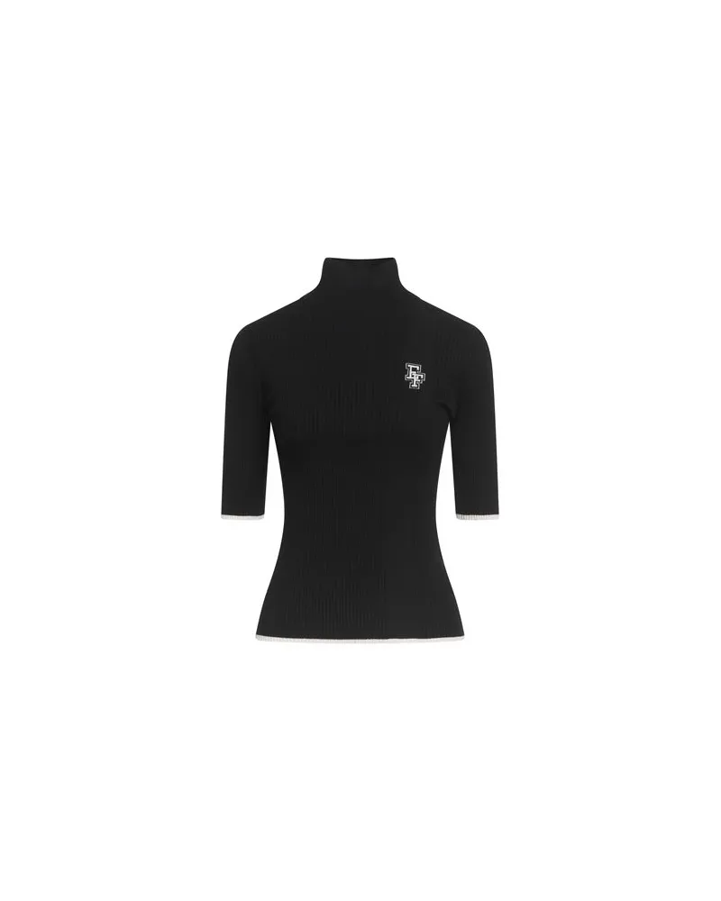 Elisabetta Franchi STRICKWAREN - Rollkragenpulloverauf YOOX.COM Schwarz
