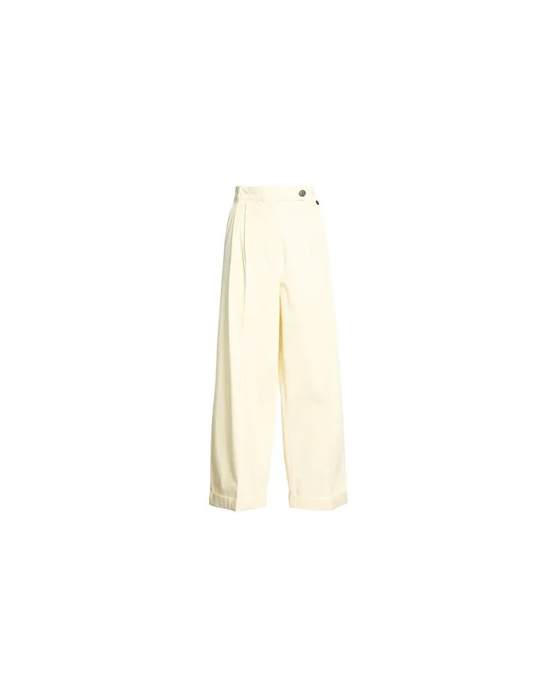 MAX&Co. HOSEN & RÖCKE - Hosenauf YOOX.COM Cremeweiß