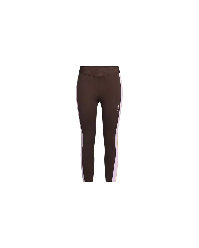 adidas HOSEN & RÖCKE - Leggingsauf YOOX.COM Schokobraun