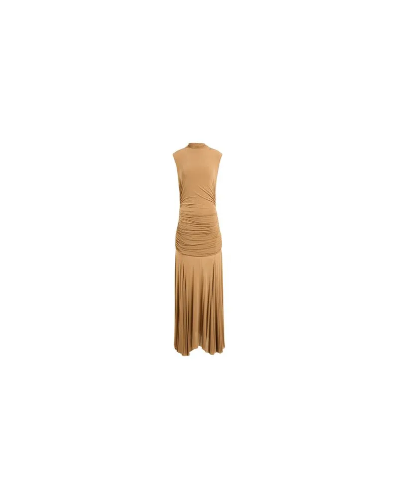 Magda Butrym KLEIDER - Maxi-Kleiderauf YOOX.COM Hellbraun