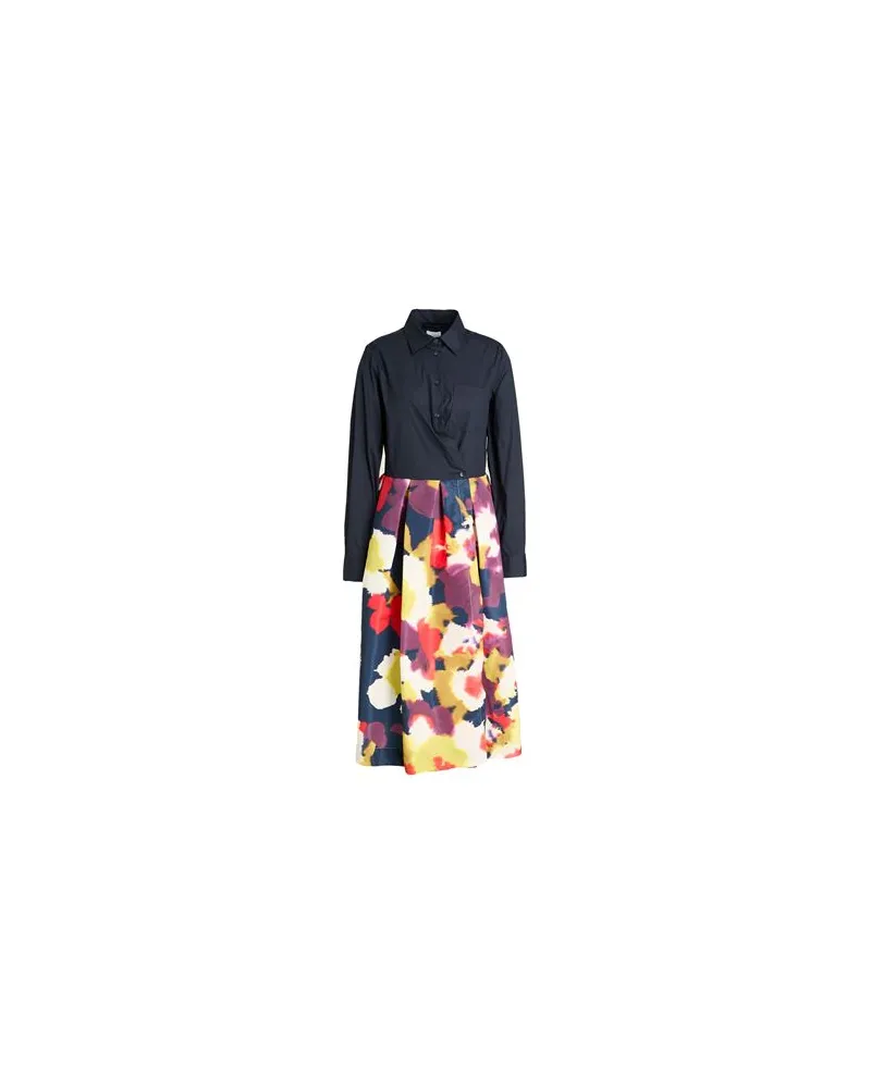 Sara Roka KLEIDER - Midi-Kleiderauf YOOX.COM Nachtblau