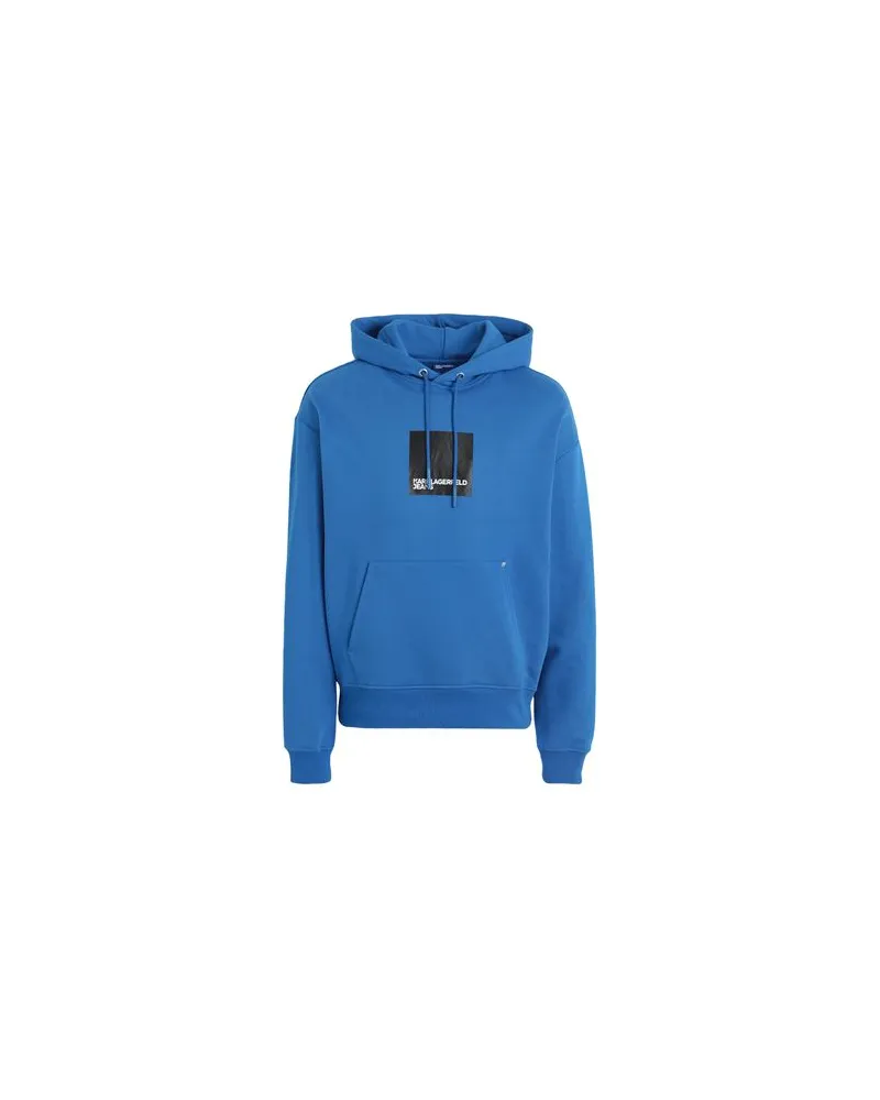 Karl Lagerfeld KLJ LOGO HOODIE  - TOPS - Sweatshirtsauf YOOX.COM Blau