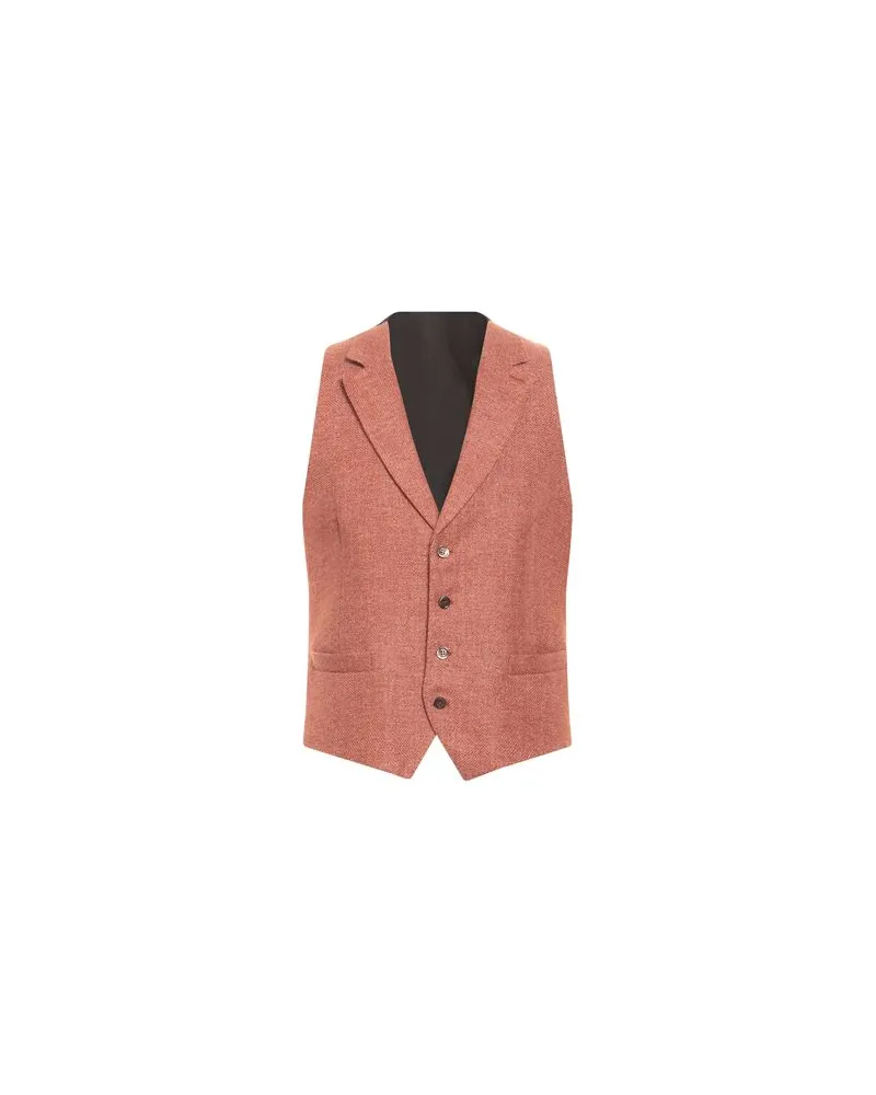 Luigi Bianchi Mantova ANZÜGE und CO-ORDS - Couture-Westenauf YOOX.COM Rostrot