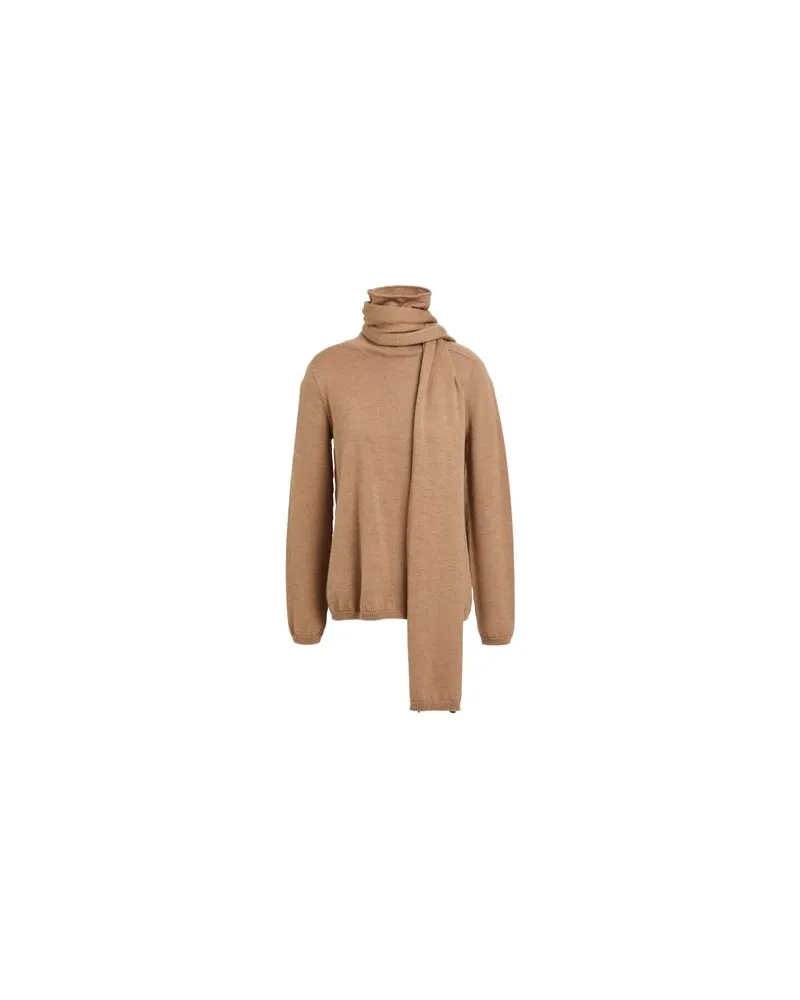 Max Mara STRICKWAREN - Rollkragenpulloverauf YOOX.COM Kamel