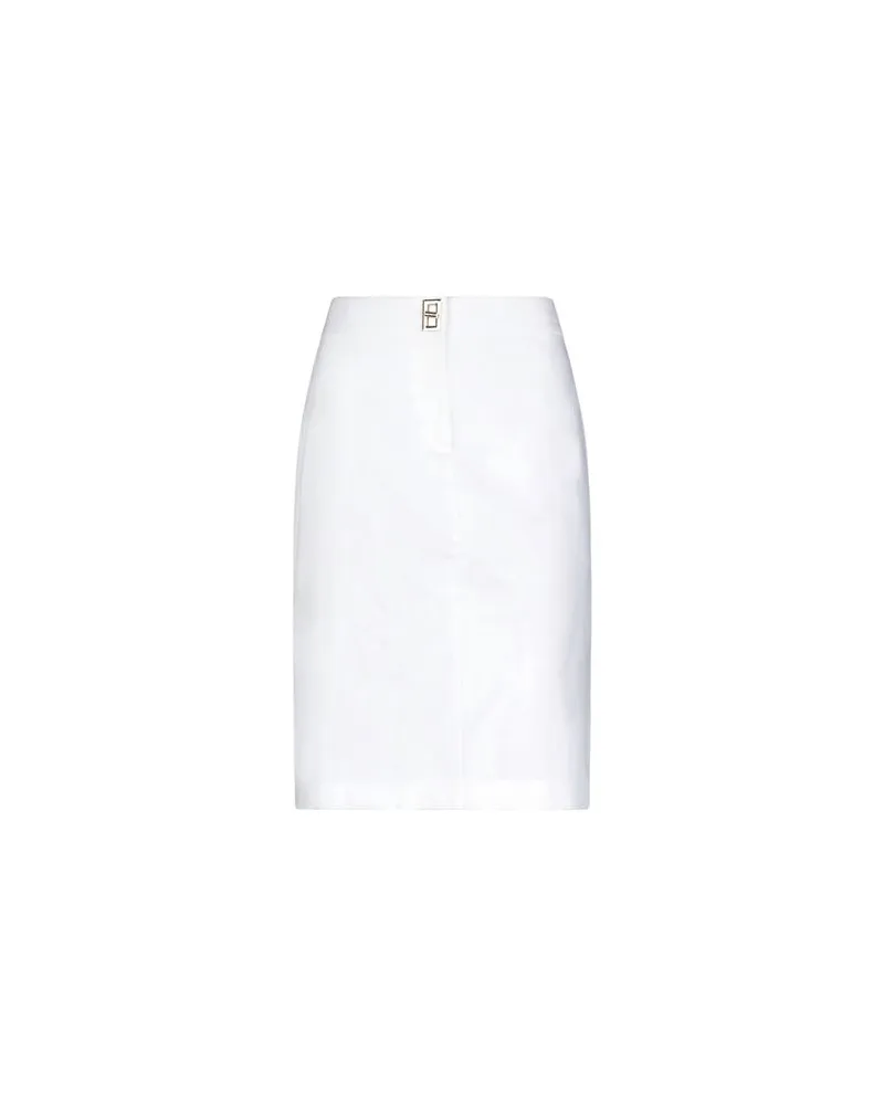 Moschino HOSEN & RÖCKE - Midi-Röckeauf YOOX.COM Weiß