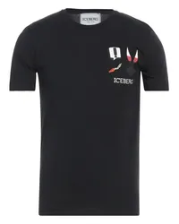 Iceberg T-shirts Schwarz