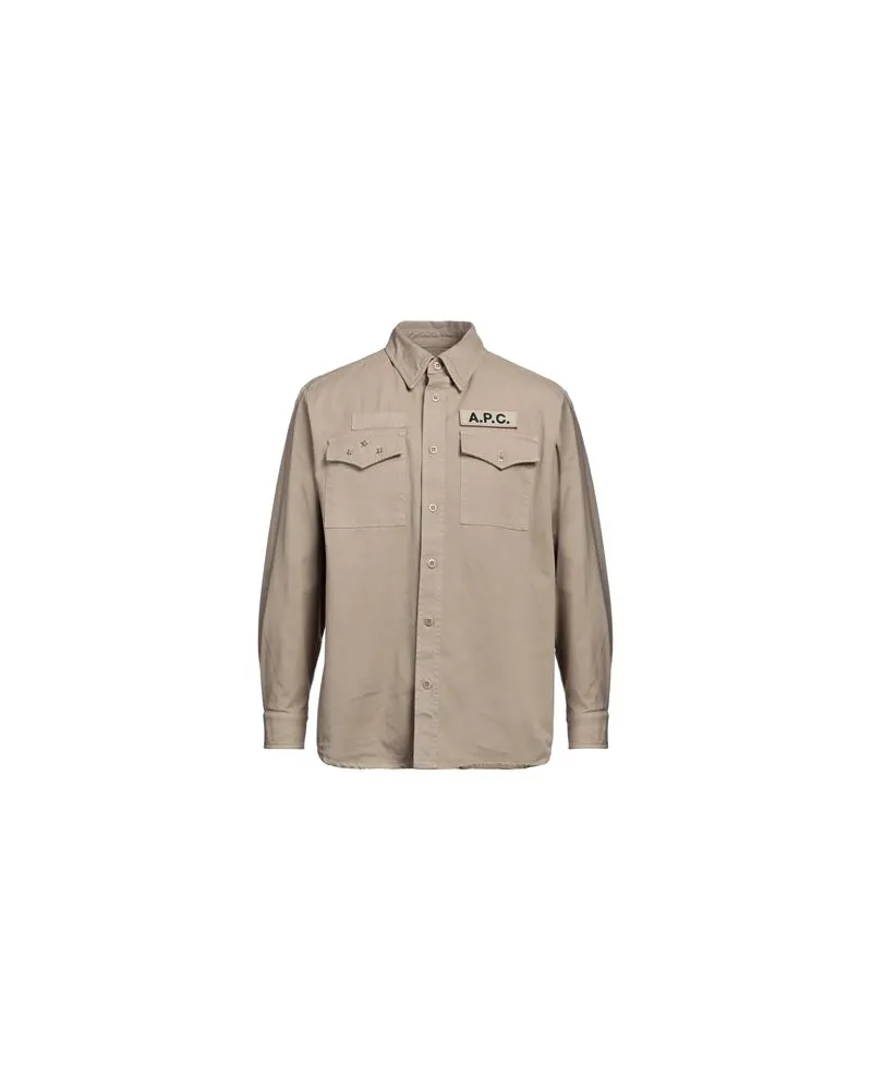 A.P.C. TOPS - Hemdenauf YOOX.COM Beige