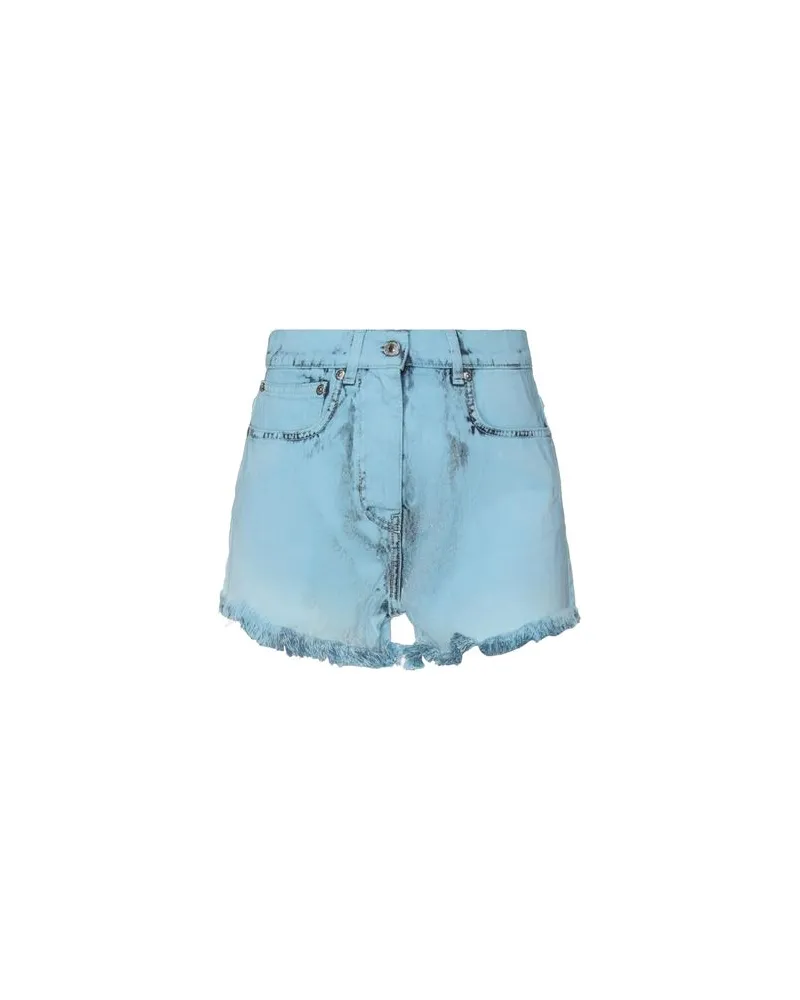 MSGM HOSEN & RÖCKE - Jeansshortsauf YOOX.COM Himmelblau