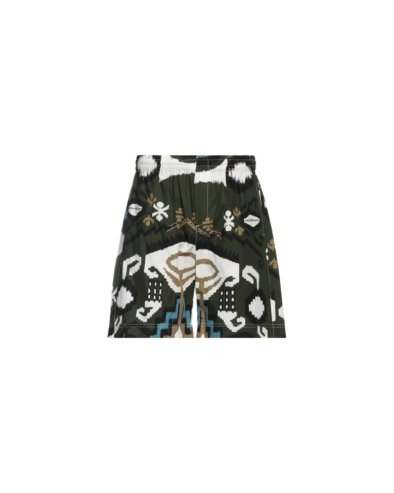 MSGM HOSEN & RÖCKE - Shorts & Bermudashortsauf YOOX.COM Militärgrün