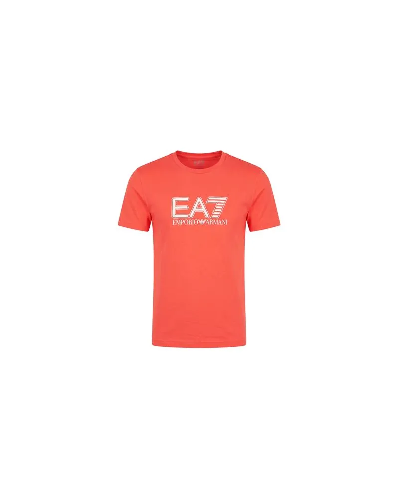 EA7 TOPS - T-shirtsauf YOOX.COM Tomatenrot
