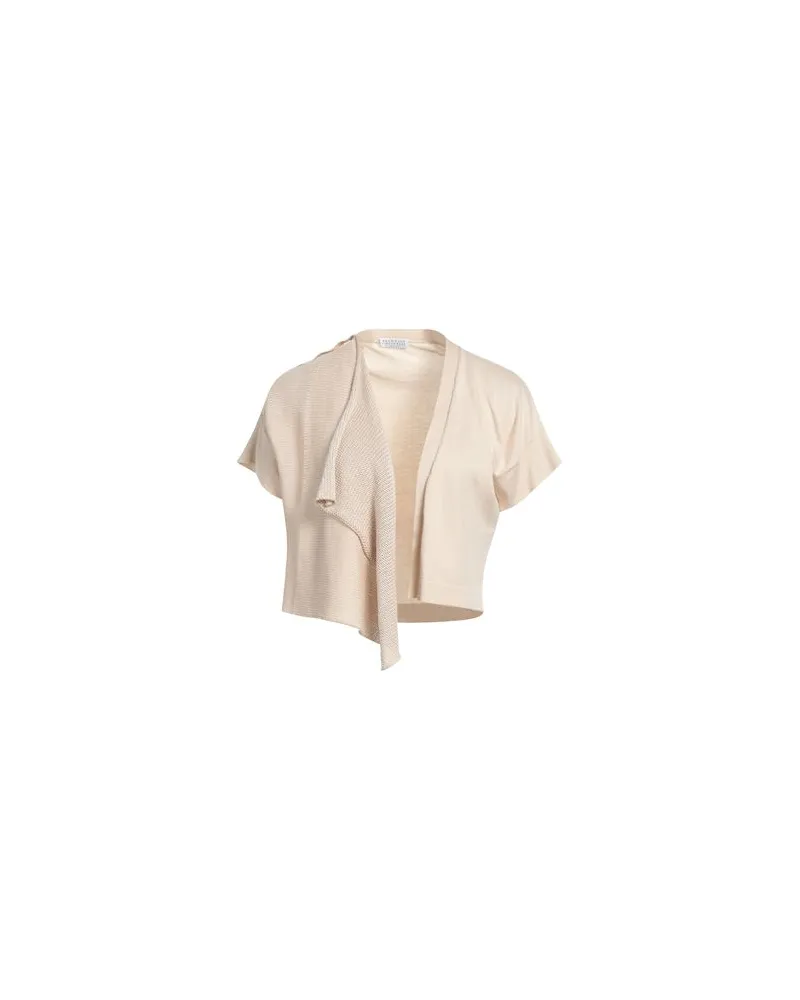 Brunello Cucinelli STRICKWAREN - Strickjackenauf YOOX.COM Beige