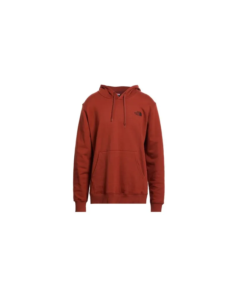 The North Face TOPS - Sweatshirtsauf YOOX.COM Ziegelrot
