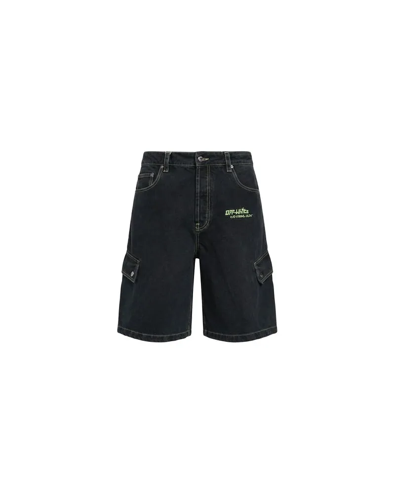 OFF-WHITE HOSEN & RÖCKE - Jeansshortsauf YOOX.COM Schwarz