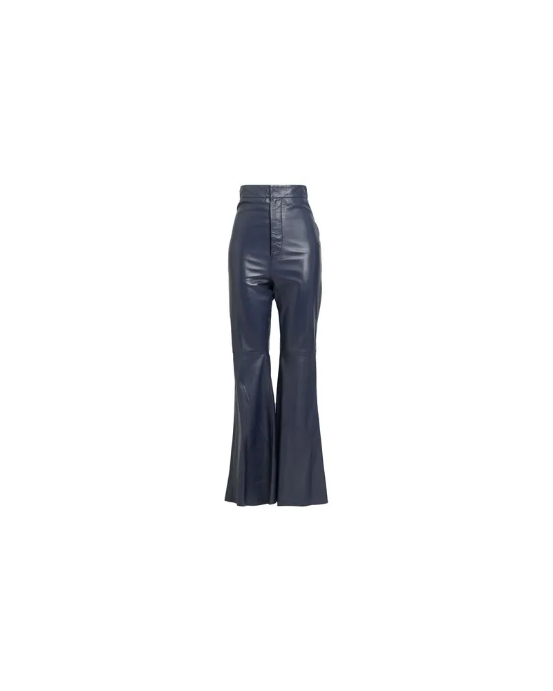 Victoria Beckham HOSEN & RÖCKE - Hosenauf YOOX.COM Marineblau