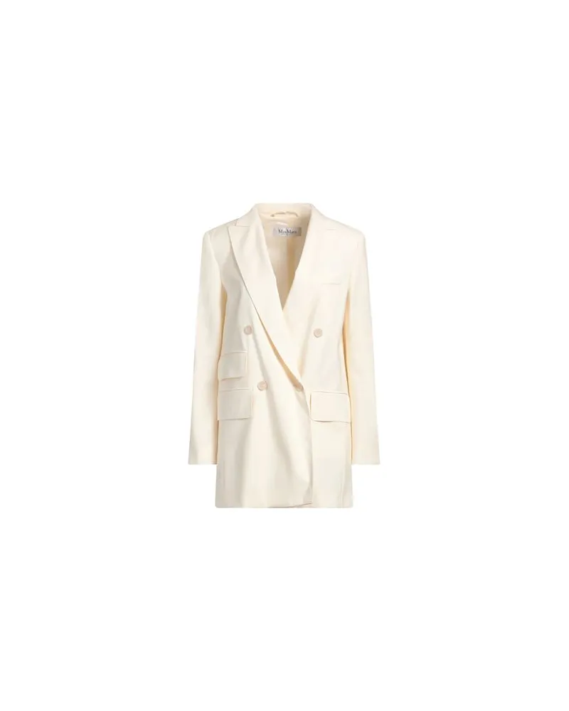 Max Mara ANZÜGE und CO-ORDS - Blazersauf YOOX.COM Cremeweiß