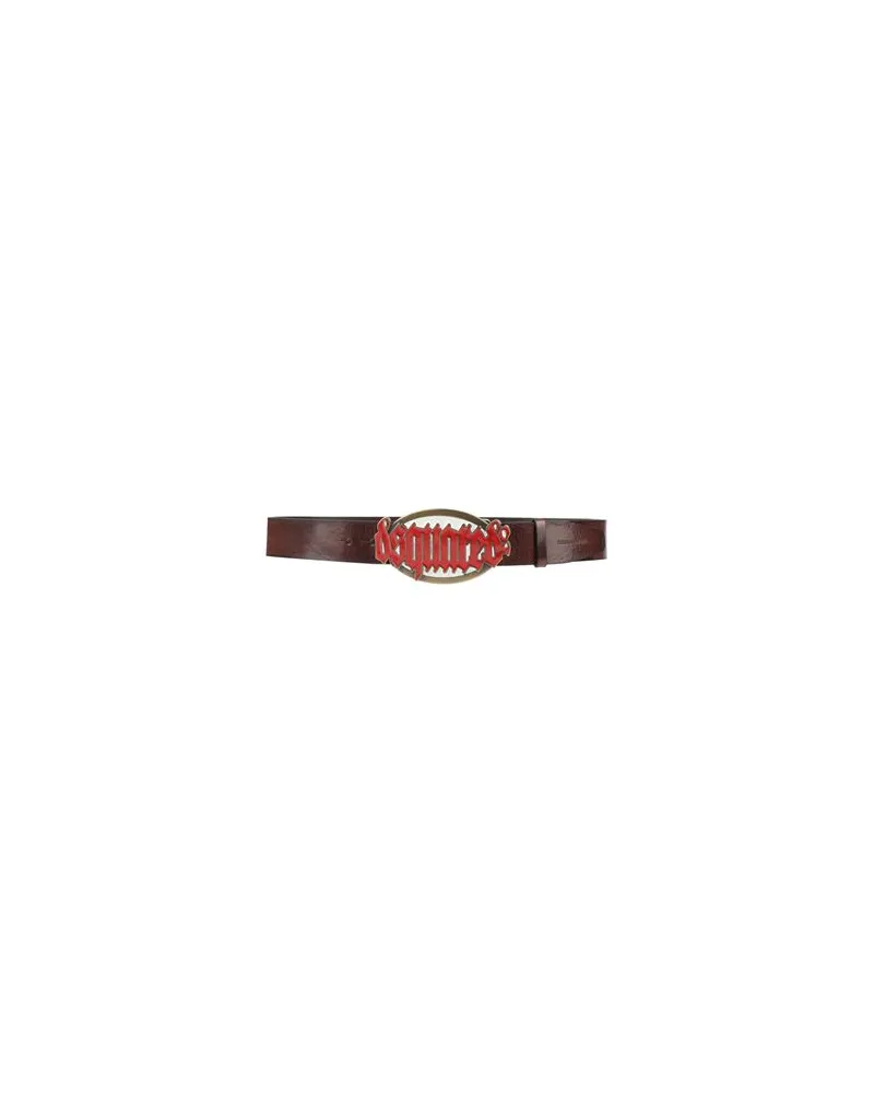 Dsquared2 Kleinlederwaren - Gürtelauf YOOX.COM Dunkelbraun