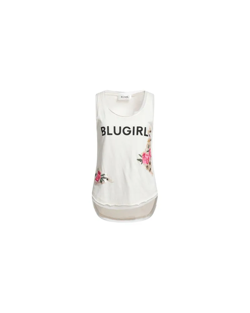 Blumarine TOPS - Topsauf YOOX.COM Elfenbein