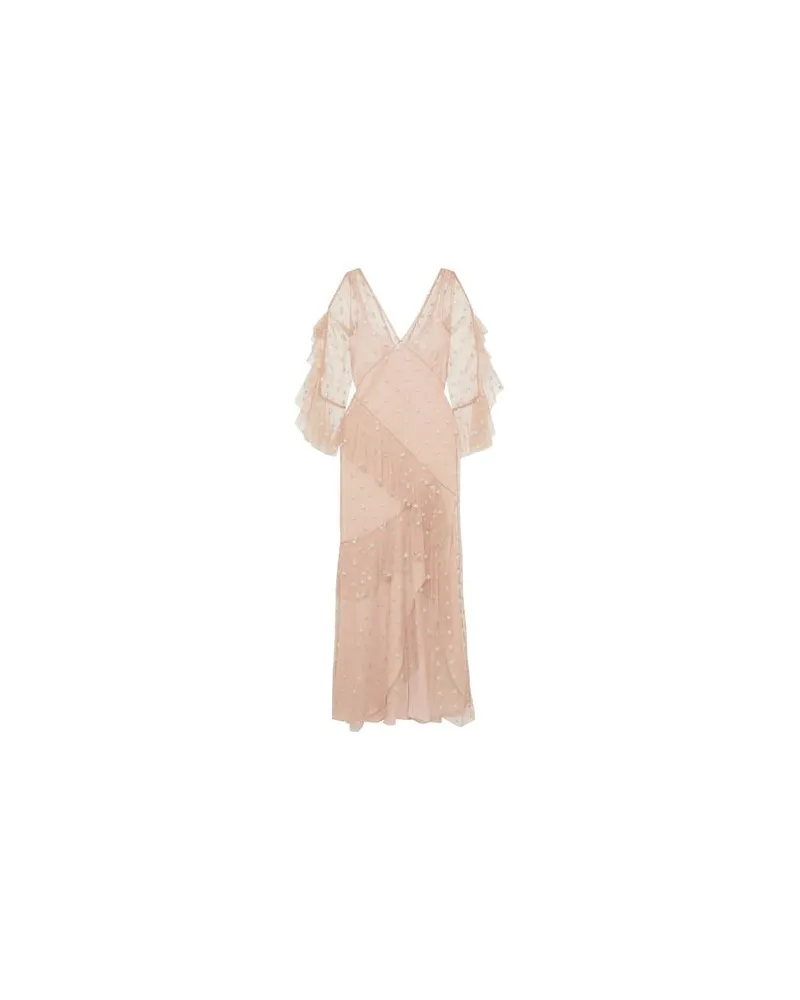 Temperley London KLEIDER - Maxi-Kleiderauf YOOX.COM Hellbraun