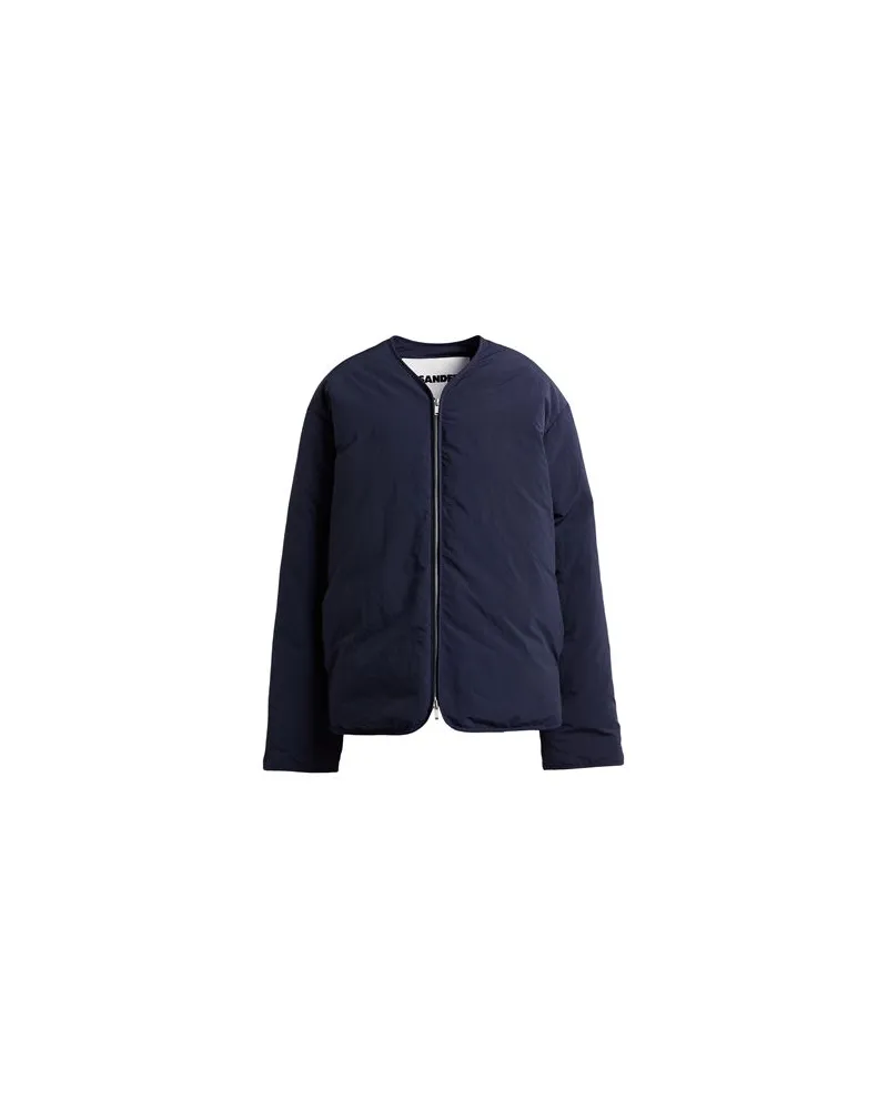Jil Sander JACKEN & MÄNTEL - Pufferjacken & Daunenjackenauf YOOX.COM Marineblau