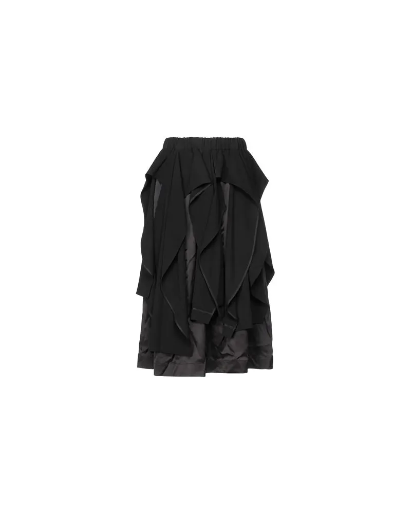 Comme des Garçons HOSEN & RÖCKE - Midi-Röckeauf YOOX.COM Schwarz