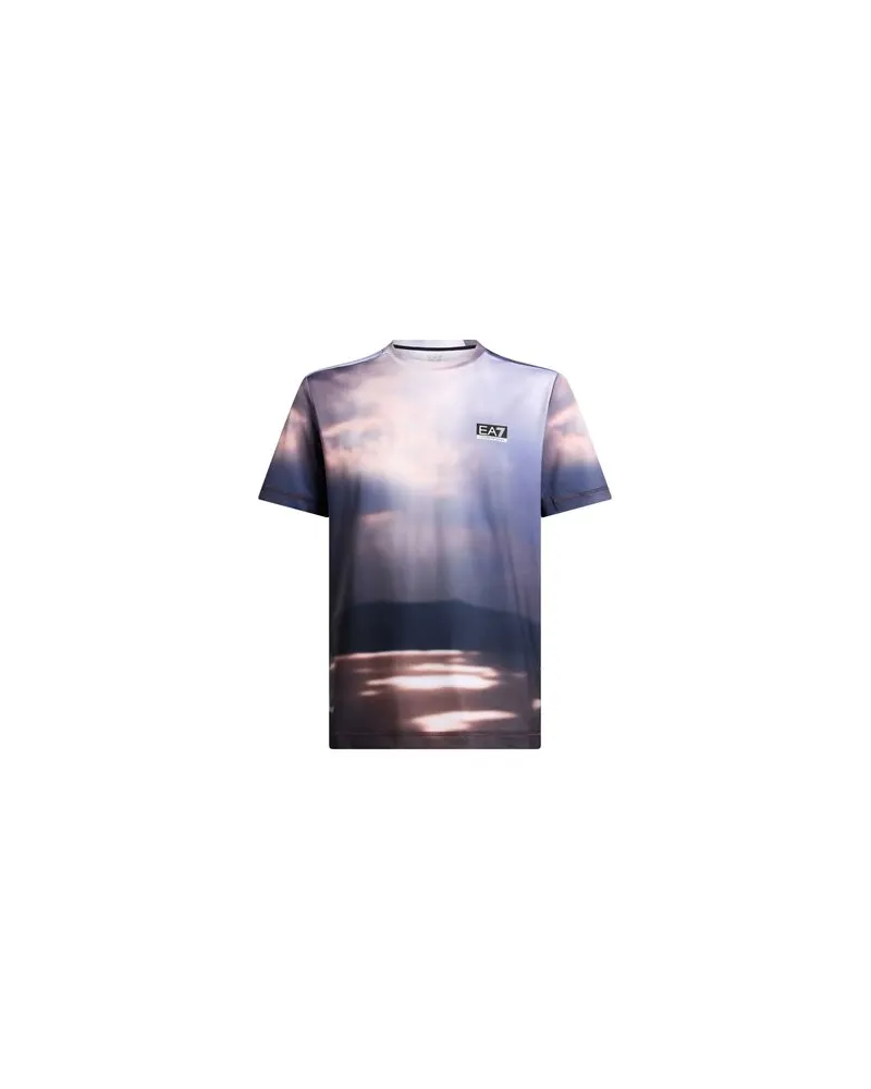 EA7 TOPS - T-shirtsauf YOOX.COM Dunkelviolett