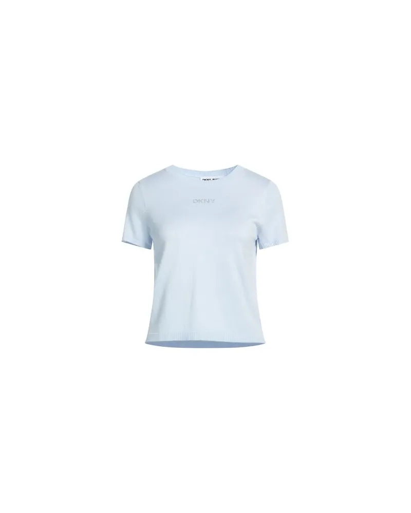 DKNY STRICKWAREN - Pulloverauf YOOX.COM Himmelblau