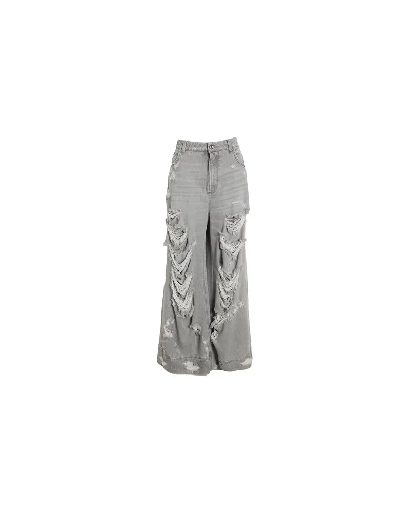 Dolce & Gabbana HOSEN & RÖCKE - Jeanshosenauf YOOX.COM Grau
