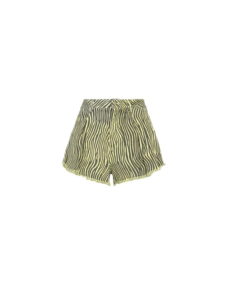 DIMORA HOSEN & RÖCKE - Jeansshortsauf YOOX.COM Gelb