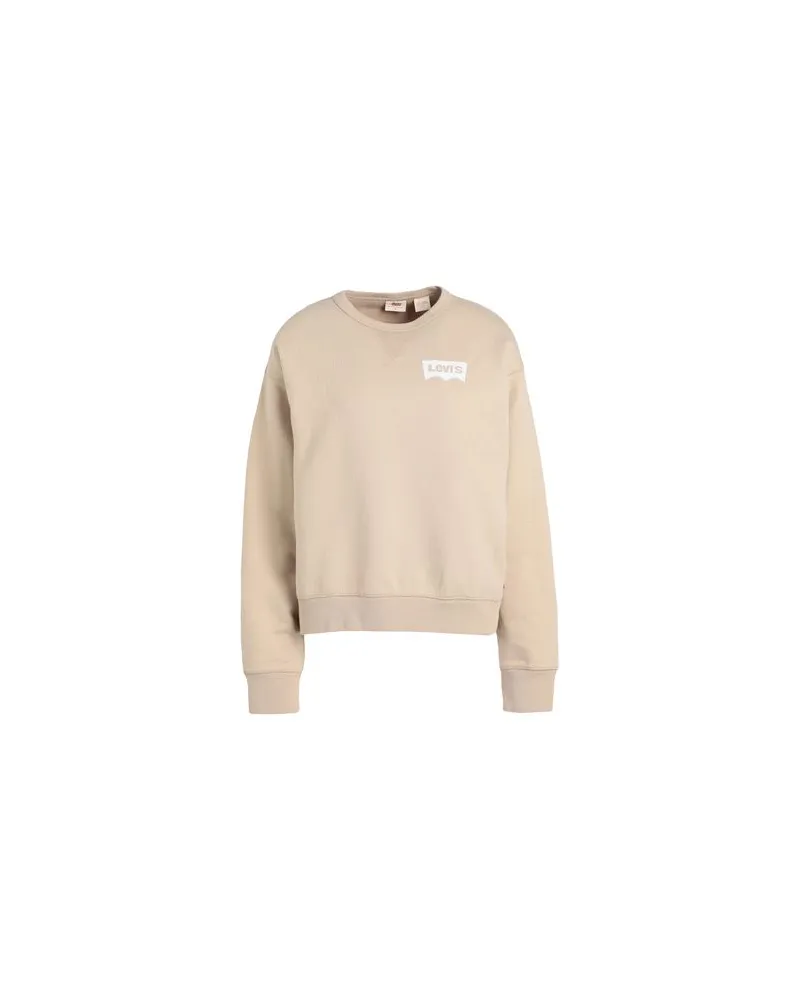 Levi's GRAPHIC SIGNATURE CREW   - TOPS - Sweatshirtsauf YOOX.COM Sand