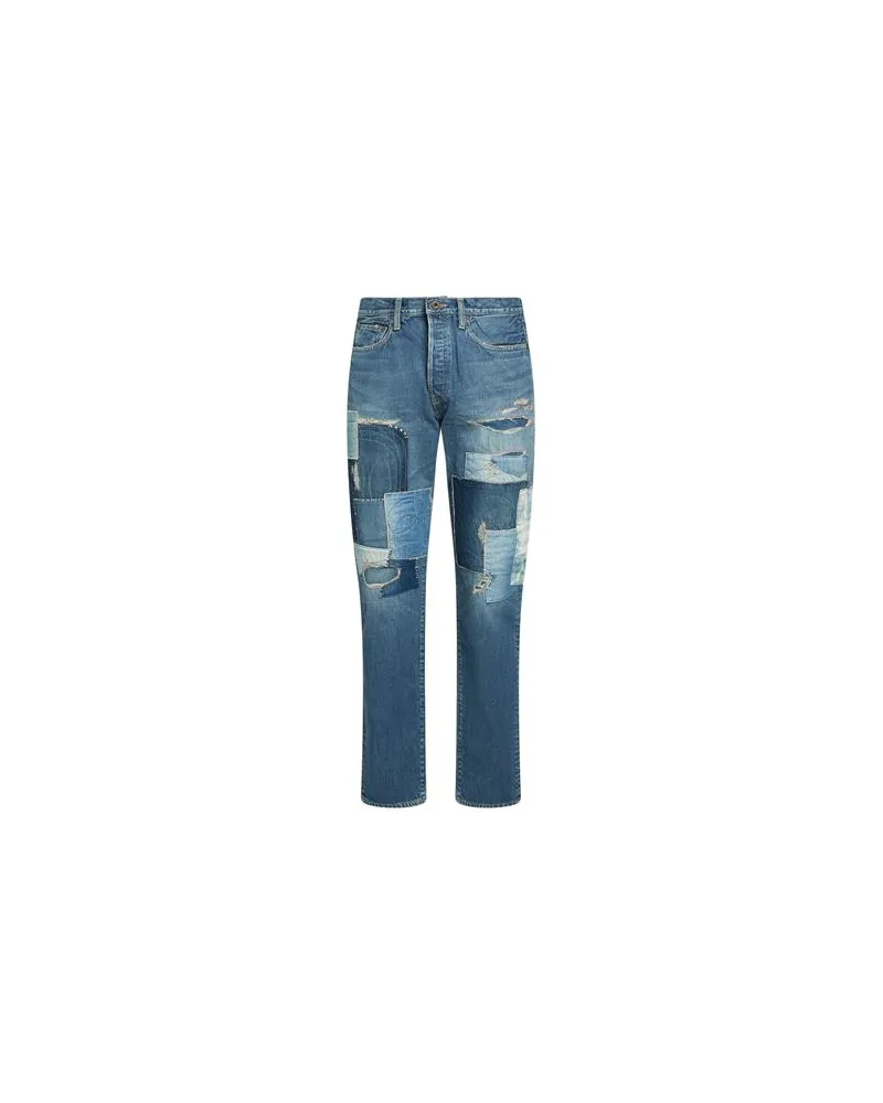 KAPITAL HOSEN & RÖCKE - Jeanshosenauf YOOX.COM Blau